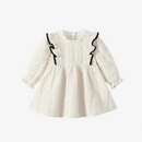 Infant Dress Gown Girl Kids for Autumn Princess White Lace Dresses Children Elegant Frocks