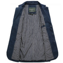 Men's Denim Blazer Male Jean Suit Jacket Coat Denim Outwear