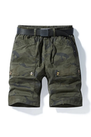 Men's Camouflage Cargo Shorts Loose Fit Casual Outdoor Work Shorts High Quality Cotton Men Short Pants