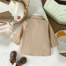 Baby Boys Trench Coat Autumn/Winter Jacket Baby Double breasted Cardigan Clothes For 1-3Y