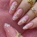 Hand Press On Nail Art Almond Portable Short Nails Girls Handmade Nails