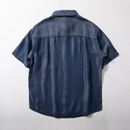 Men Lyocell Shirt for Men Summer Thin & Breathable Smooth  Loose Casual Half-Sleeve Shirt