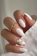 Wearable Manicure Almond Nails Pointed Head Full Cover Press on Nails Nail Tips Women