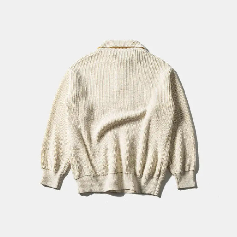 Autumn Winter Sweaters Men Casual Pullovers Knitted Sweater Man Polo Knitwear Tops