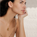 Sun Charm Cast Pendant Necklace Plated Collar Jewelry