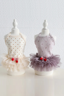 Dogs and Cats Dress Flower Dots Pet Puppy Shirt Spring/Summer Clothes Outfit