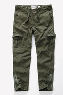 Mens Cargo Pants Camouflage Cotton Pockets and Leg Opening Zipper Loose Trousers