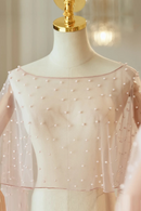 Pearl Beaded Bridal Shawl, Elegant Wedding Wrap for Brides and Bridesmaids