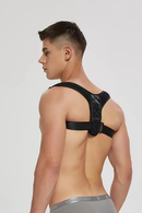 Adjustable Back and Shoulder Posture Correction Belt for Spine Support - Posture Corrector with Clavicle Brace for Home Office