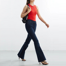 Stretchy Butt-Lifting Jeans Slimming Casual Flared Pants Supermodel S Pants Autumn