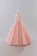 Girls Dresses for Party and Wedding Lace Sleeveless Flower Girl Dresses Summer Children Prom Dresses 3-13 Years