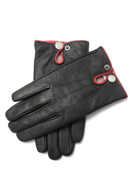 Winter Leather Gloves For Men Fleece Thickened Warm Riding Mittens Male Driving Touch Screen
