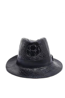 Genuine leather sun hat