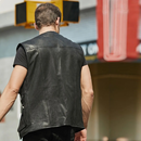 Men Real Leather Vest Men Motorcycle Outdoor Travel Vests