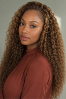 Human Hair Wig 13x4 Transparent HD Lace Front Jerry Curl Deep Wavy Hair Pre-Plucked Hairline Gradient