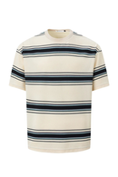 Men Retro Casual Loose Half-Sleeve Crew Neck Cotton Tee