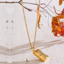 Sun Charm Cast Pendant Necklace Plated Collar Jewelry