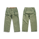 Military trouser Men Vintage Slim & Straight Fitting Casual Pants