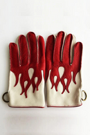 Retro Leather Gloves For Men Winter Touched Fleece Lined Warm Black Mittens Youth