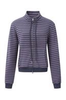 Striped jacket with a zipper on a white background, Obroi