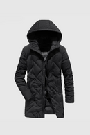 Men Down Jacket Duck Coat Hooded Parkas Male Long Trench Clothing Winter Thicken Outerwear Solid Windbreaker