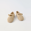 Spring Summer Weave Knit Crochet Flats Mary Jane Flat Heel Boat Shoes Oxfords Loafers Casual Beach Shoes