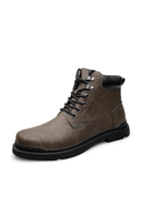 Genuine Leather Men's Ankle Boots Comfortable Shoes For Men Winter Autumn  Retro Footwear Snow Boots