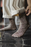 Retro Knitted Mid-calf Cotton Socks Casual Sports Sweat-absorbent Breathable Long Socks Same
