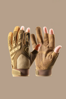 Motorcycle Gloves Vintage Anti-Slip Racing Finger Mittens Leather Men Fingerless Gloves