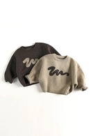 1-6Y Kids Sweaters Loose Style Girls Knitwear Boys Pullover Children Knit Outfit Girls Clothing