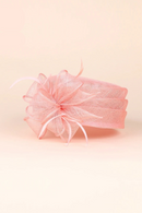 Lady Fedoras Organza Hat Female Elegant Flat Sweet Flower Hat Women Banquet Party Hat