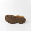 Snow cotton round head flats woolen short boots plush warm snow boots shoes