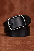 Men Genuine Leather Belt Luxury Pin Buckle Belts Thick  Strap Male Jeans for Man