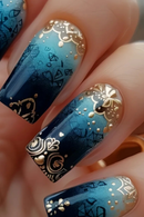 Short Medium Nails for Women Ongles Spring Summer Flowers Square Tips Press on Nail