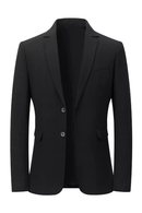 Men Suit Slim Fit Easy Care Spring Autumn Wedding Black Formal Blazer for Men Clothing