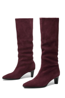 Boots Casual Warm Winter Autumn Shoes Concise Brand Retro Women Mid-calf Boots