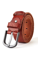 Top Genuine Leather Belts Men Luxury Military Strap Male Wide Pin Buckle For Jeans