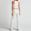 Green Flared Sequin Pants Women Autumn Wide Leg Loose Trousers Sequin Pants For Women Long