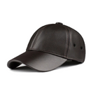 Men Golf Genuine Leather Baseball Hat Male Winter Wear Baseball Caps Adjustable