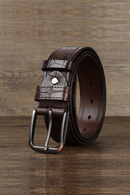 Luxury Design Men Belt Genuine Leather Individuality Pin Buckle Jeans Belts For Men's