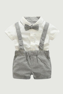 Cute Baby Clothes Months Baby Boy Outfit Suspenders Gentleman Suit Set Clothing Boy Costume