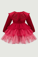 Kid Princess Dress Girl Winter Party Clothes Girls Christmas Carnival Costume Christmas for Baby Girls Dress Lace Toddler