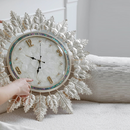 shell wall clock creative clock Home decoration wall clock Modern simple home living room quiet