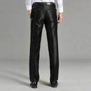 Formal Pants Men Spring Thin Autumn Thick Black Grey Stretch Trousers