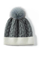 Natural Cashmere Winter Hat for Women Female Cashmere Knitted Beanies Cap hat Thicken Skullies Beanies