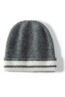 Winter Women Men Cashmere Knitted Striped Beanies Caps Outdoor Keep Warm Hats for Unisex