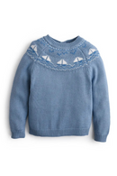 Knit Sweaters for Boys Pullovers Kids Embroidery Sailboat Knitted Sweater Children Winter Tops Child Boys Knitwear