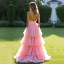 Evening Dresses Woman Elegant Dresses for Special Event Custom Made Ball Gown Multi-layer Party Dress