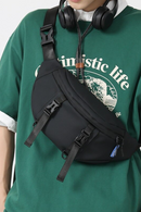 Outdoor Sports Chest Bag For Male Solid Waterproof Crossbody Bags Men‘s Large Capacity Bags
