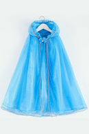 Kids Princess Hooded Cloak Flower Girl Capes Jackets Children Wedding Party Dress Up Outfits Wedding Halloween Birthday Clothes